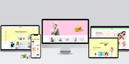 Modèles Shopify en couleurs pastel pour ecommerce.