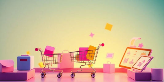 Colorful and modern image related to e-commerce.