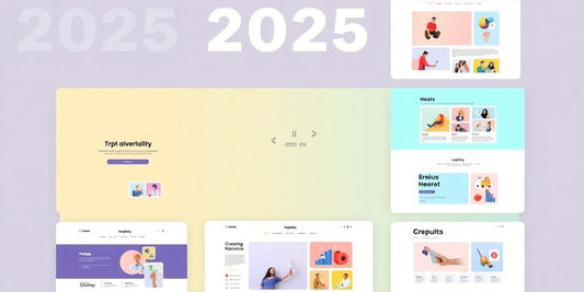 Professional web templates in pastel colours.