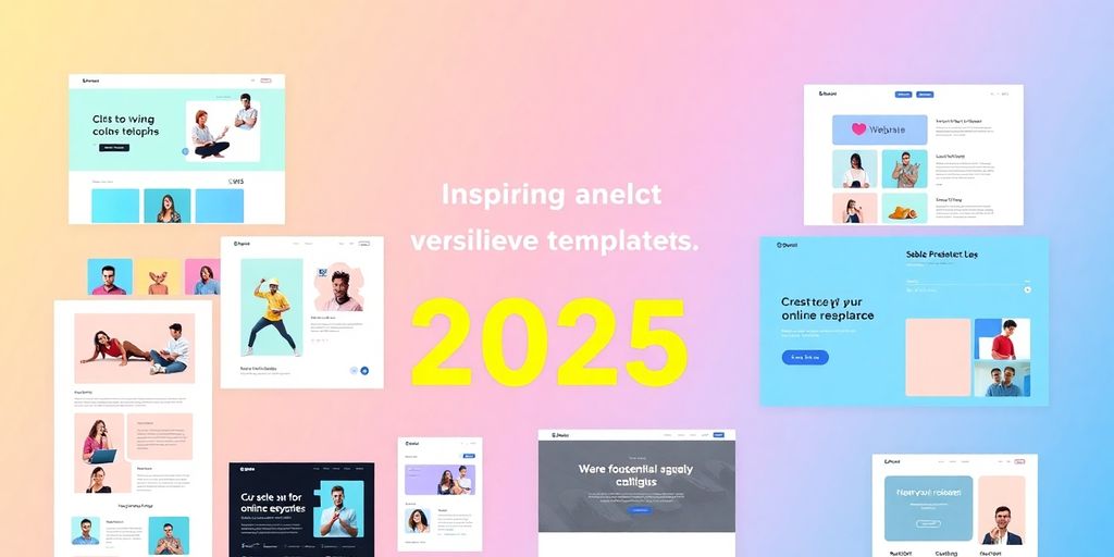 Colourful templates for modern and attractive websites.