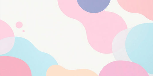 Abstract pastel colors related to ecommerce.