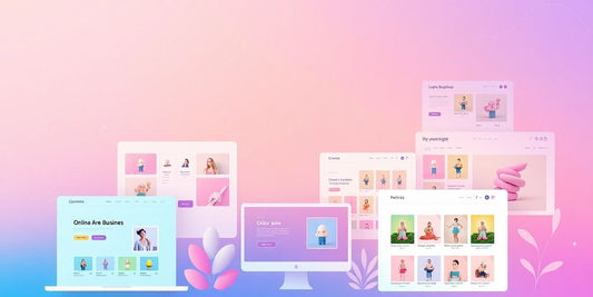 Colorful templates for online stores in 2025.